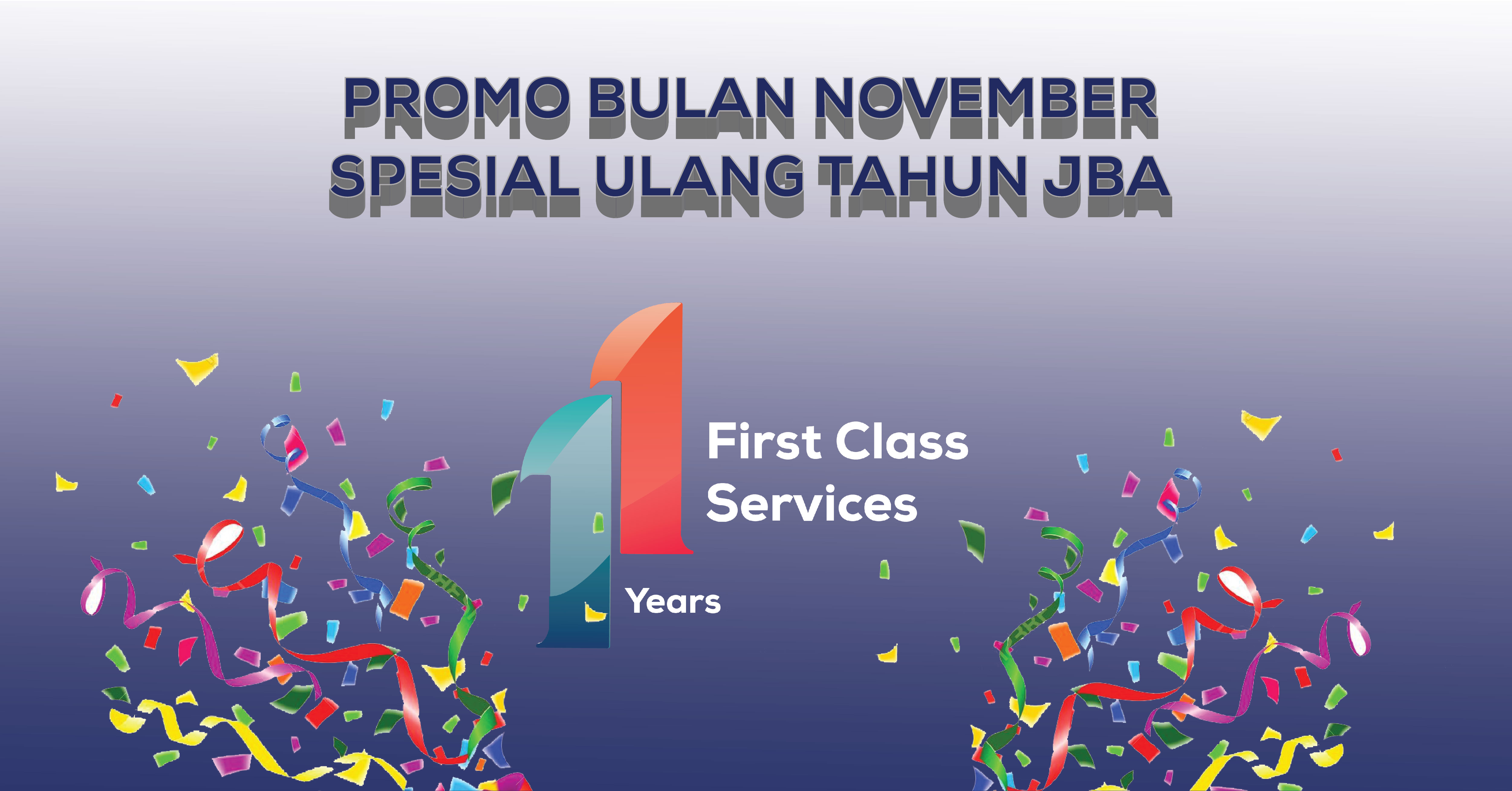 News picture Promo Bulan November Spesial Ulang Tahun JBA